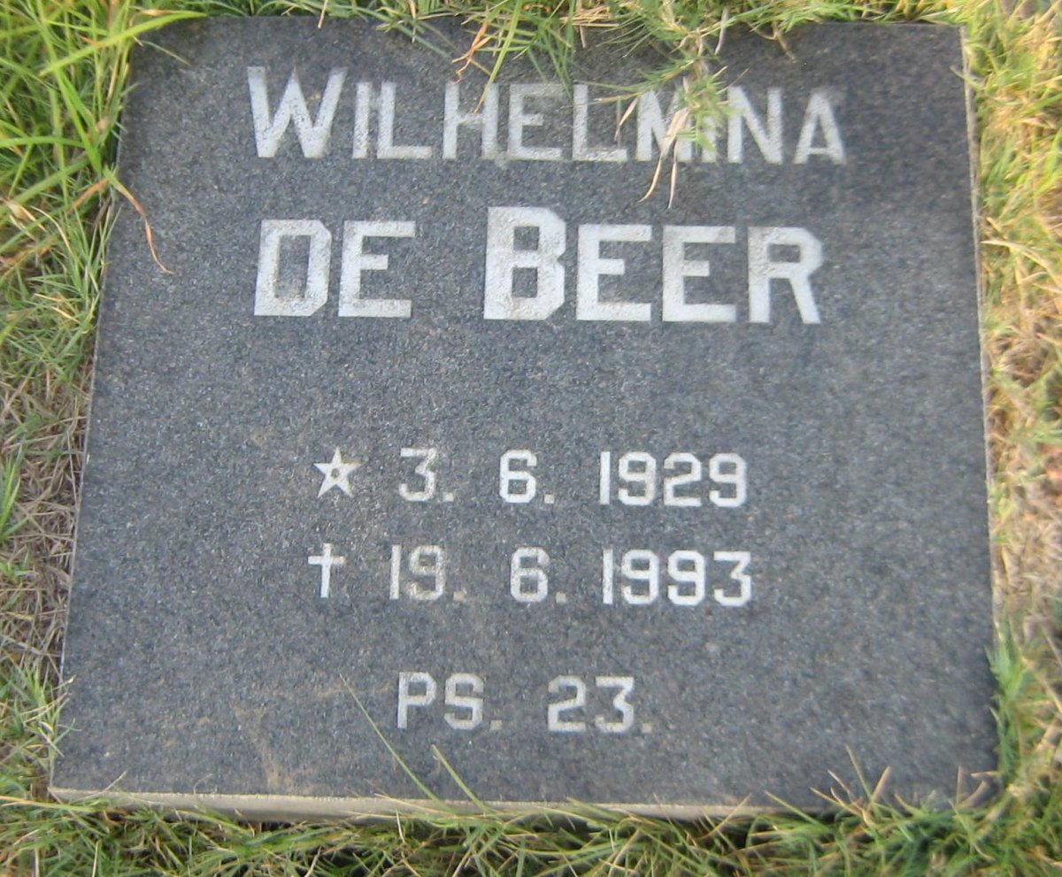 BEER Wilhelmina, de 1929-1993