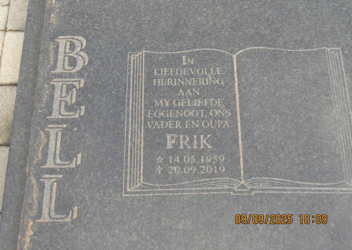 BELL Frik 1959-2019