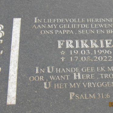 BELL Frikkie 1996-2022