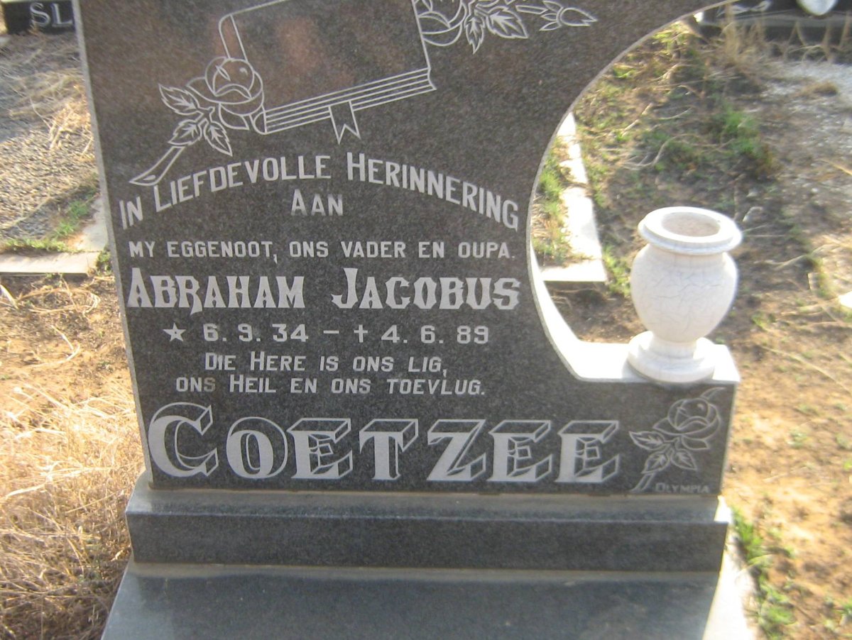 COETZEE Abraham Jacobus 1934-1989