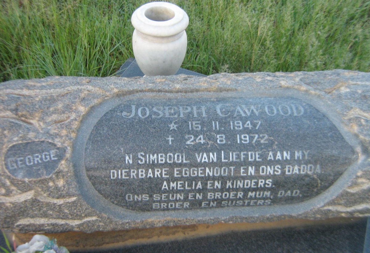CAWOOD Joseph 1947-1972