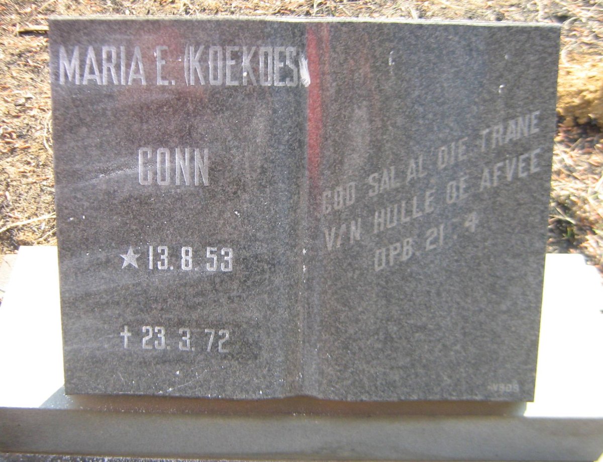 CONN Maria E. 1953-1972
