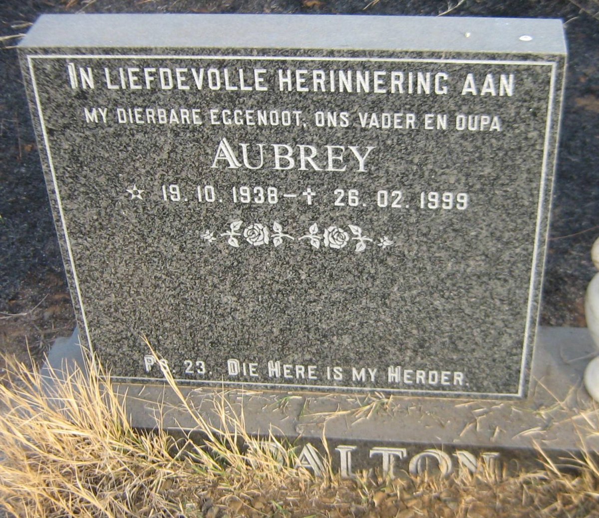 DALTON Aubrey 1938-1999