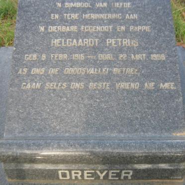 DREYER Helgaardt Petrus 1916-1958