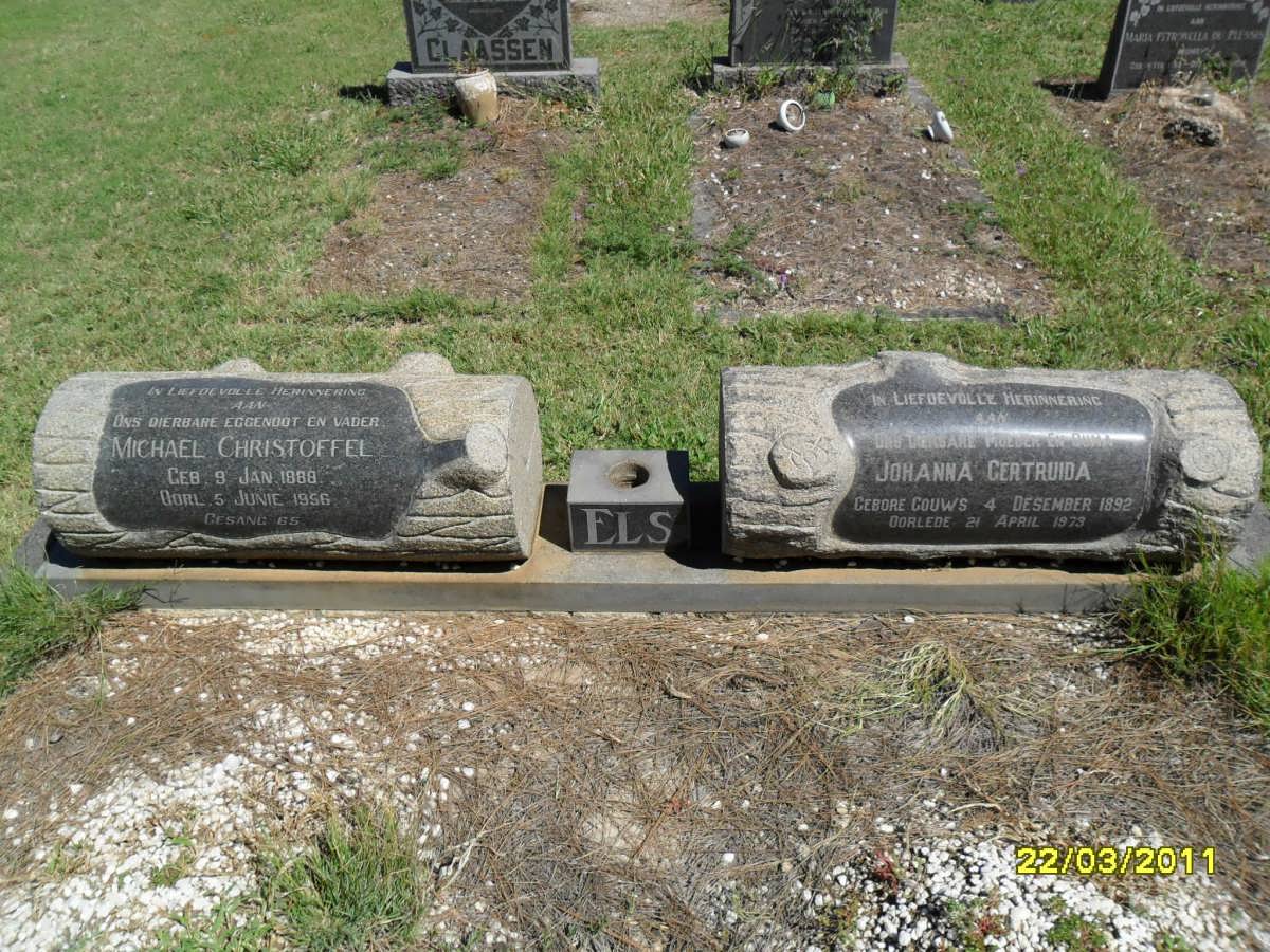 ELS Michael Christoffel 1888-1956 &amp; Johanna Gertruida GOUWS 1892-1973