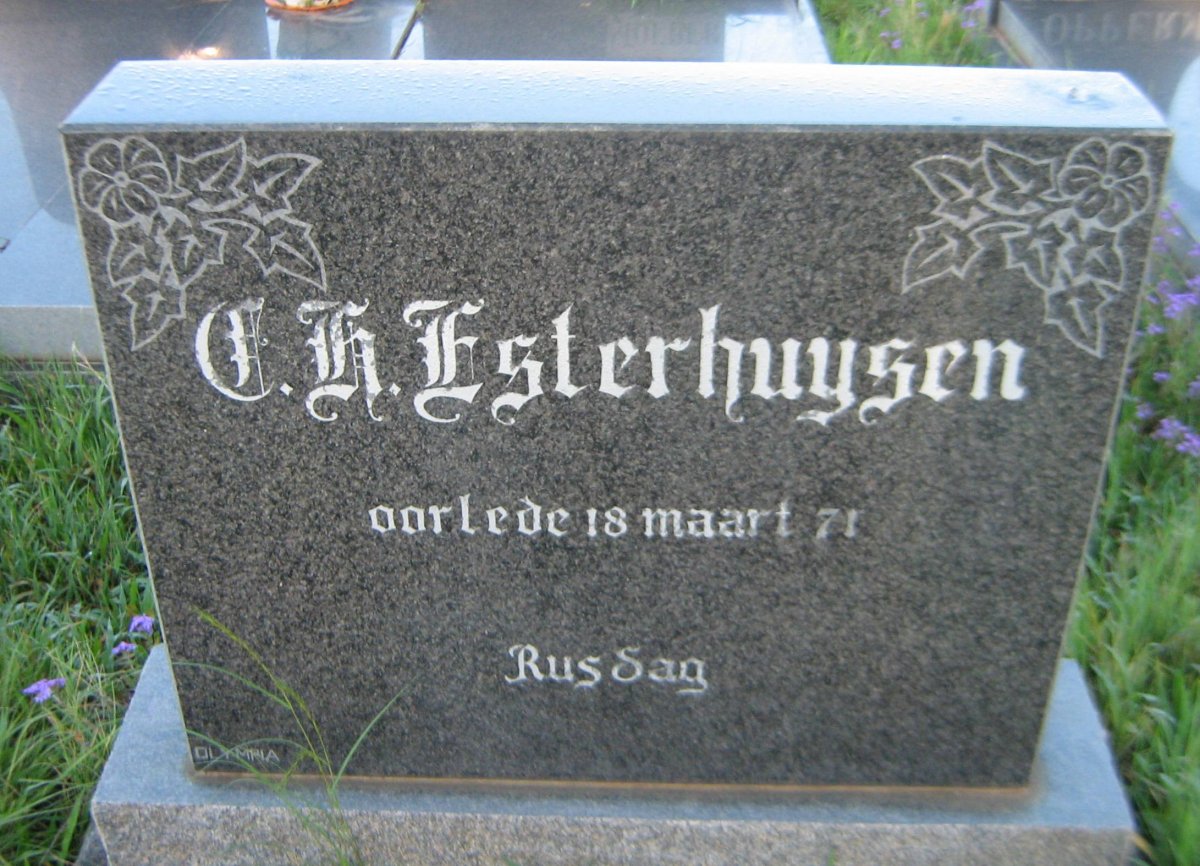 ESTERHUYSEN C.H. -1971