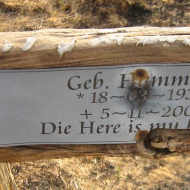 ENGELBRECHT Hester Susanna nee HAMMAN 1938-2009