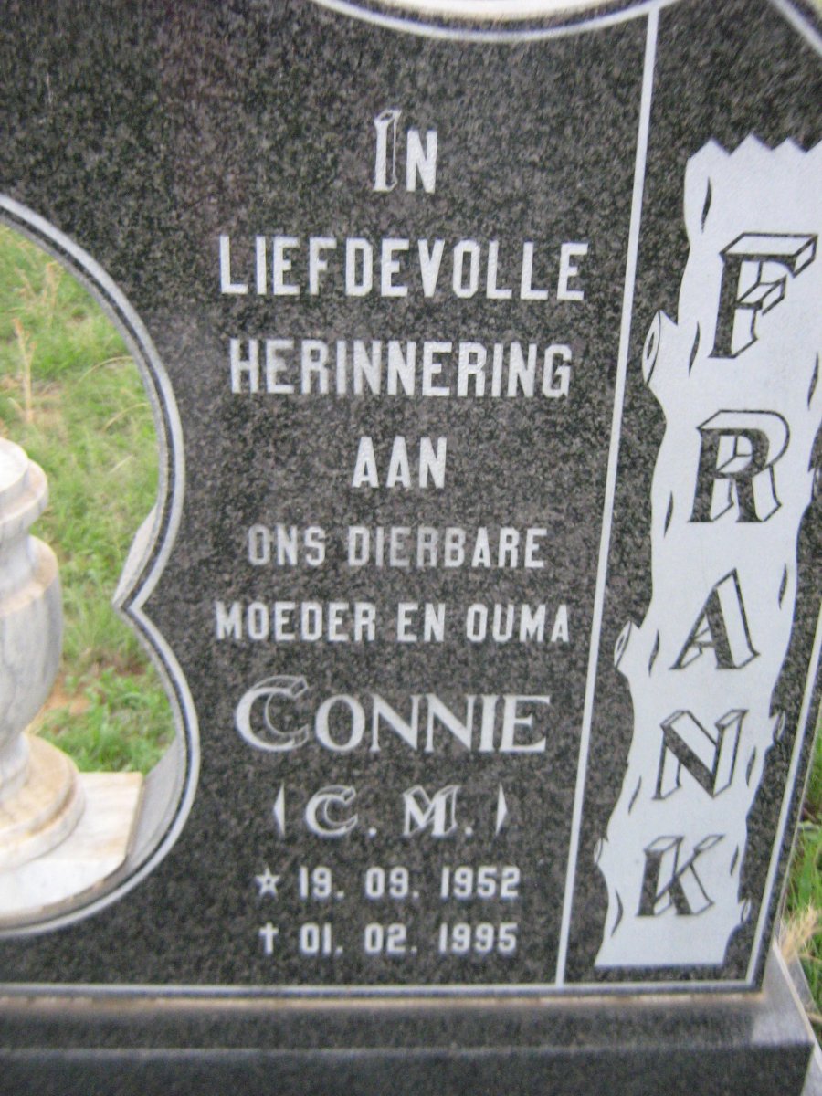 FRANK C.M. 1952-1995