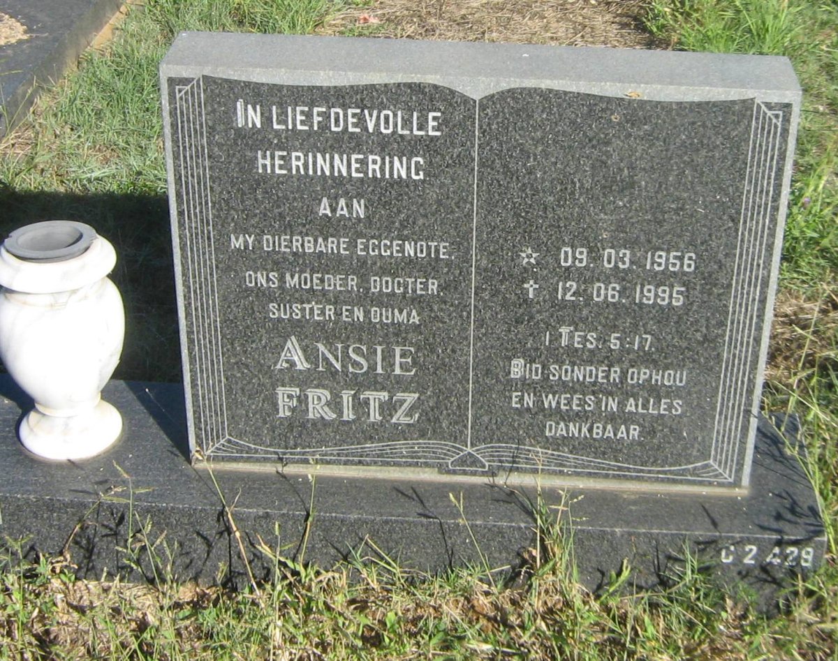 FRITZ Ansie 1956-1995