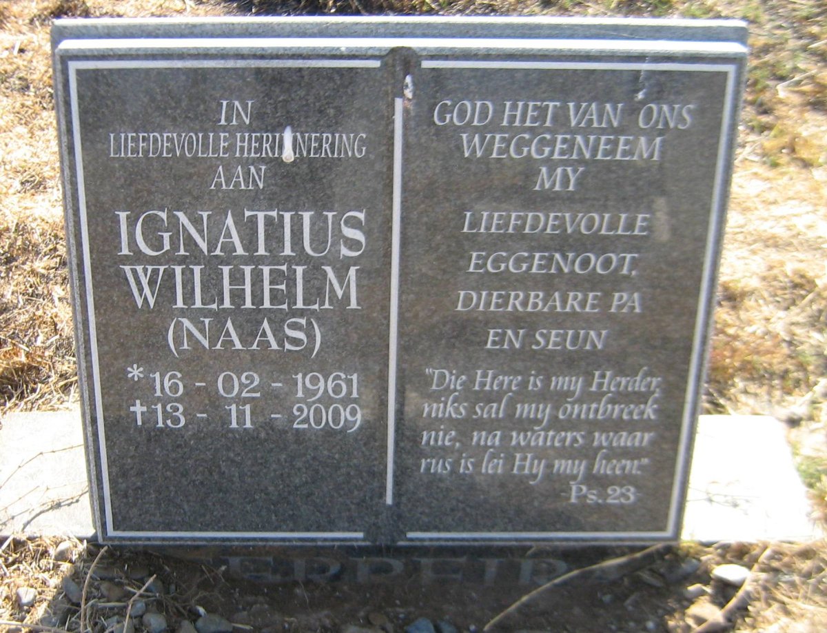FERREIRA Ignatius Wilhelm 1961-2009