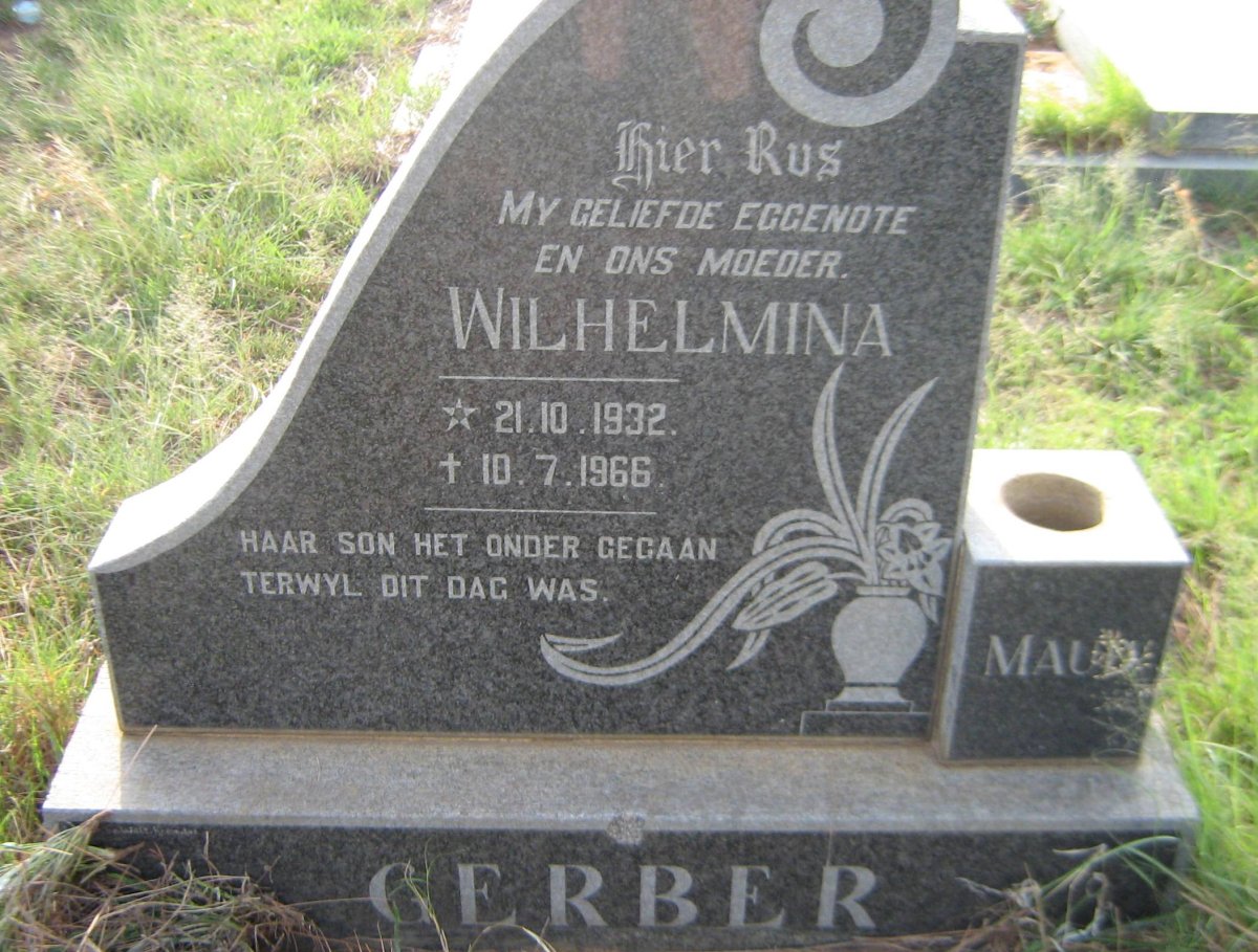 GERBER Wilhelmina 1932-1966