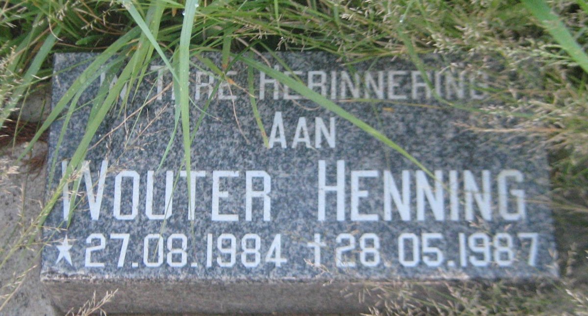 HENNING Wouter 1984-1987
