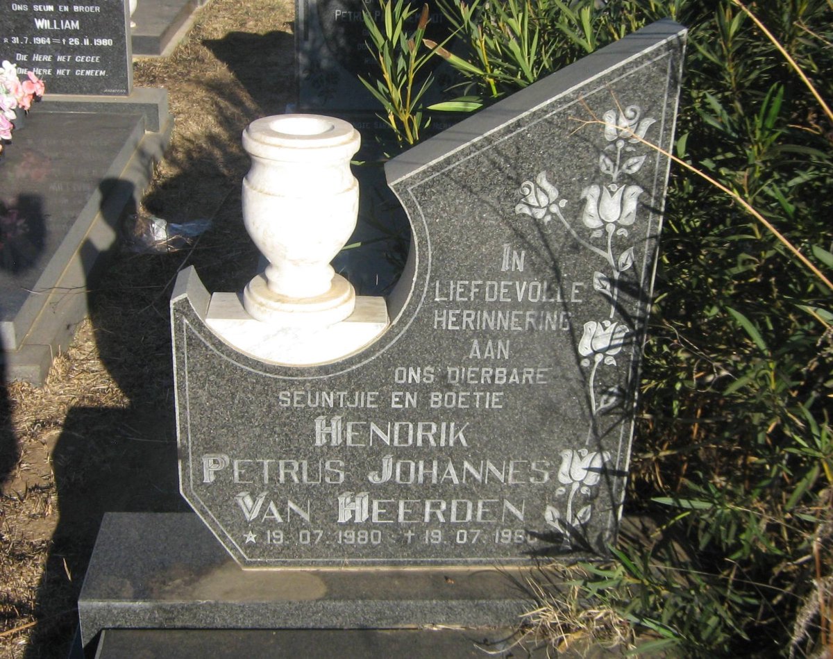 HEERDEN Hendrik Petrus Johannes, van 1980-1980