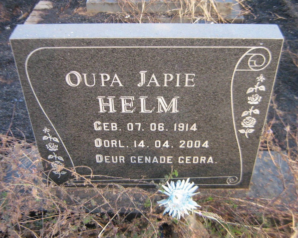 HELM Japie 1914-2004