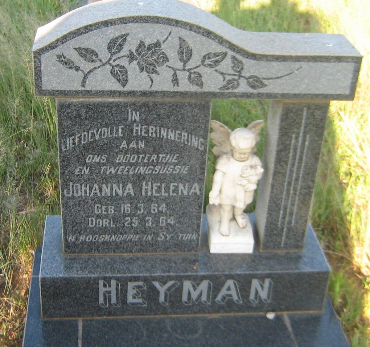 HEYMAN Johanna Helena 1964-1964