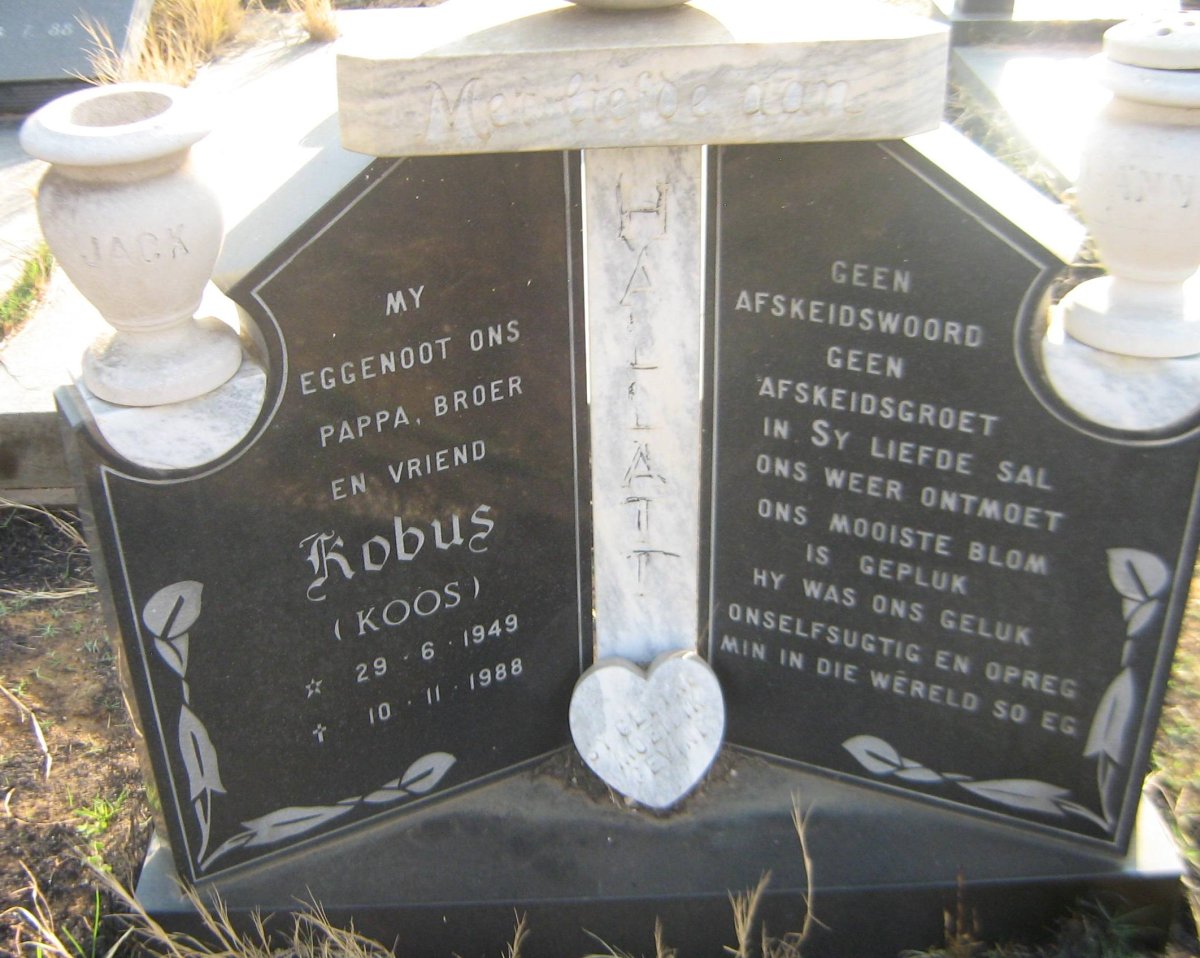 HALLATT Kobus 1949-1988