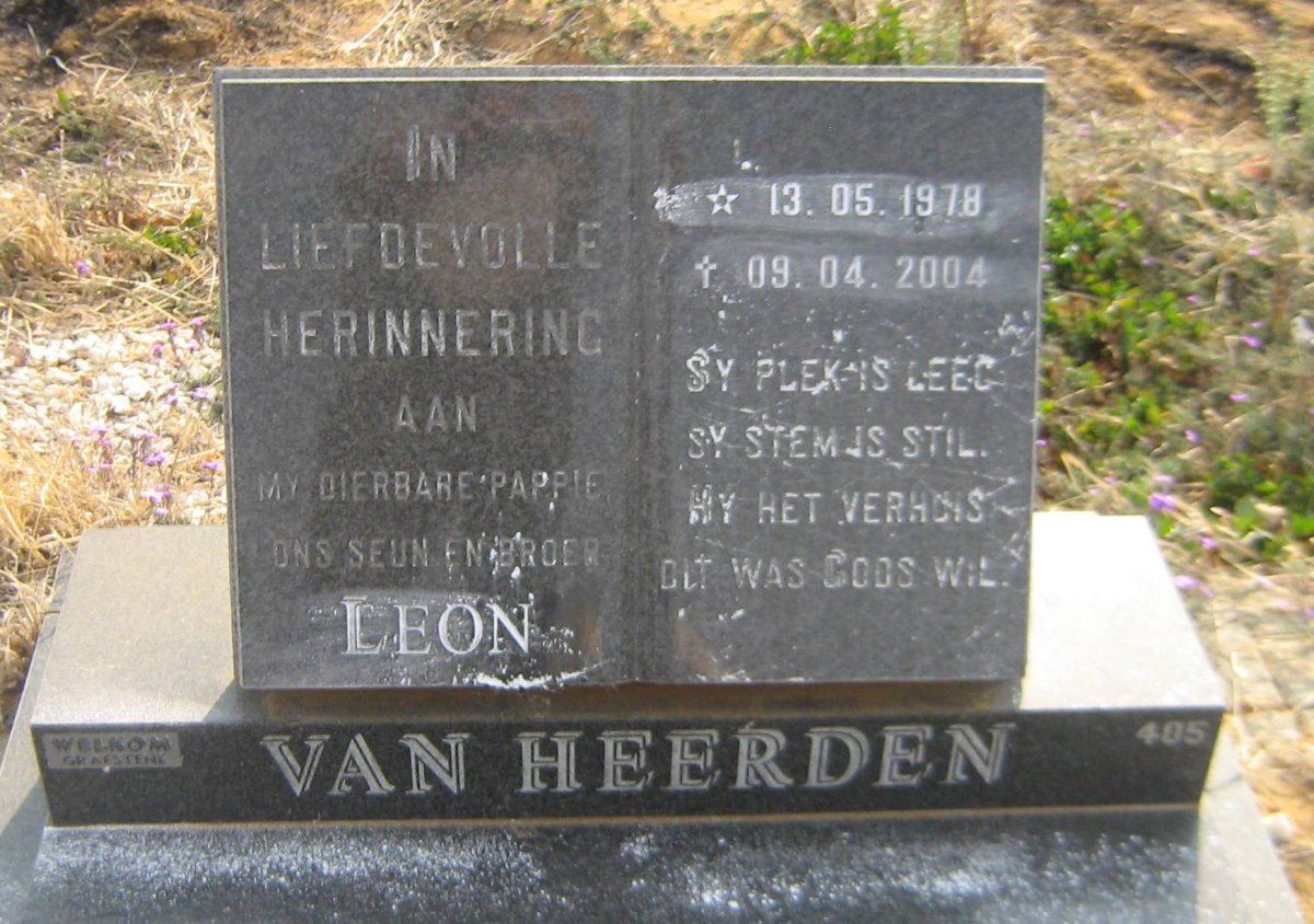 HEERDEN Leon, van 1978-2004