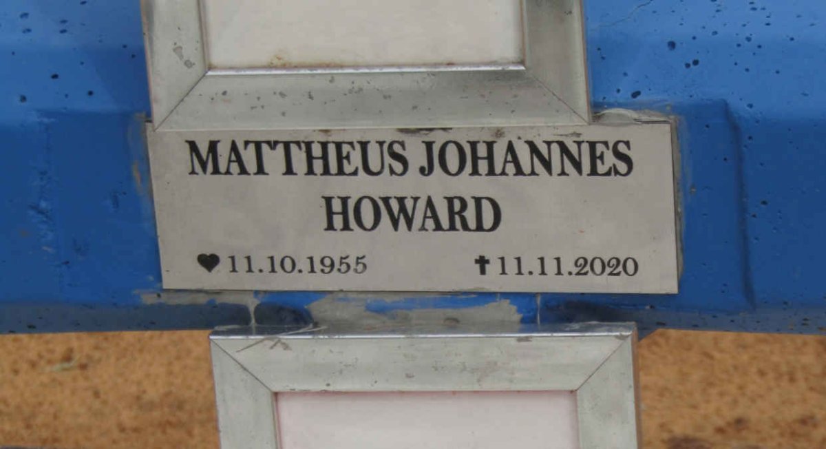 HOWARD Mattheus Johannes 1955-2020