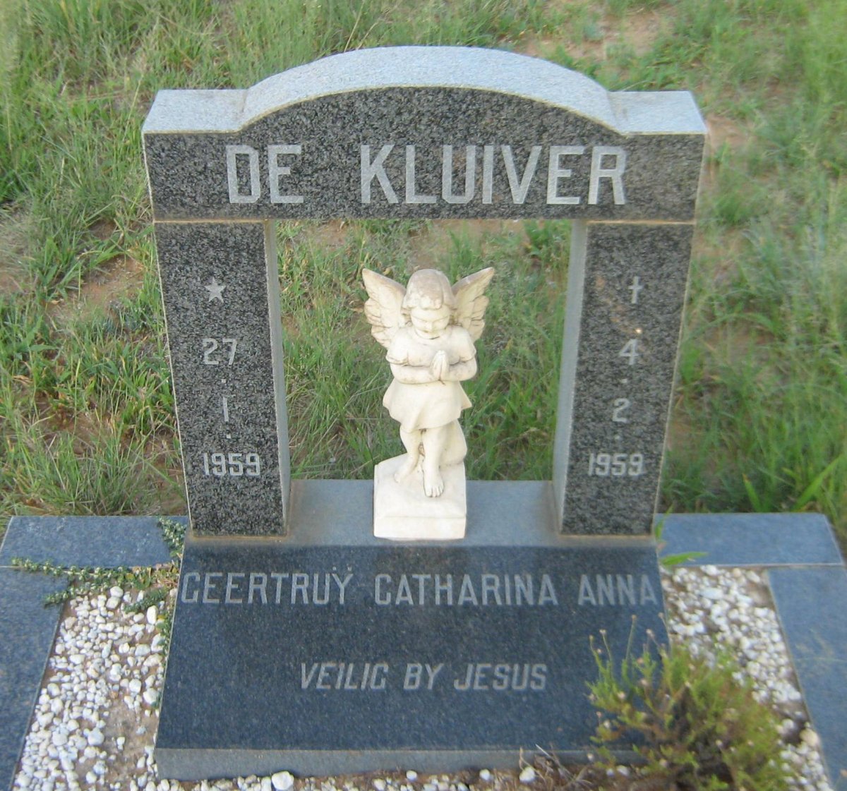 KLUIVER Geertruy Catharina Anna, de 1959-1959