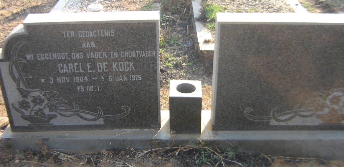 KOCK Carel E., de 1904-1975