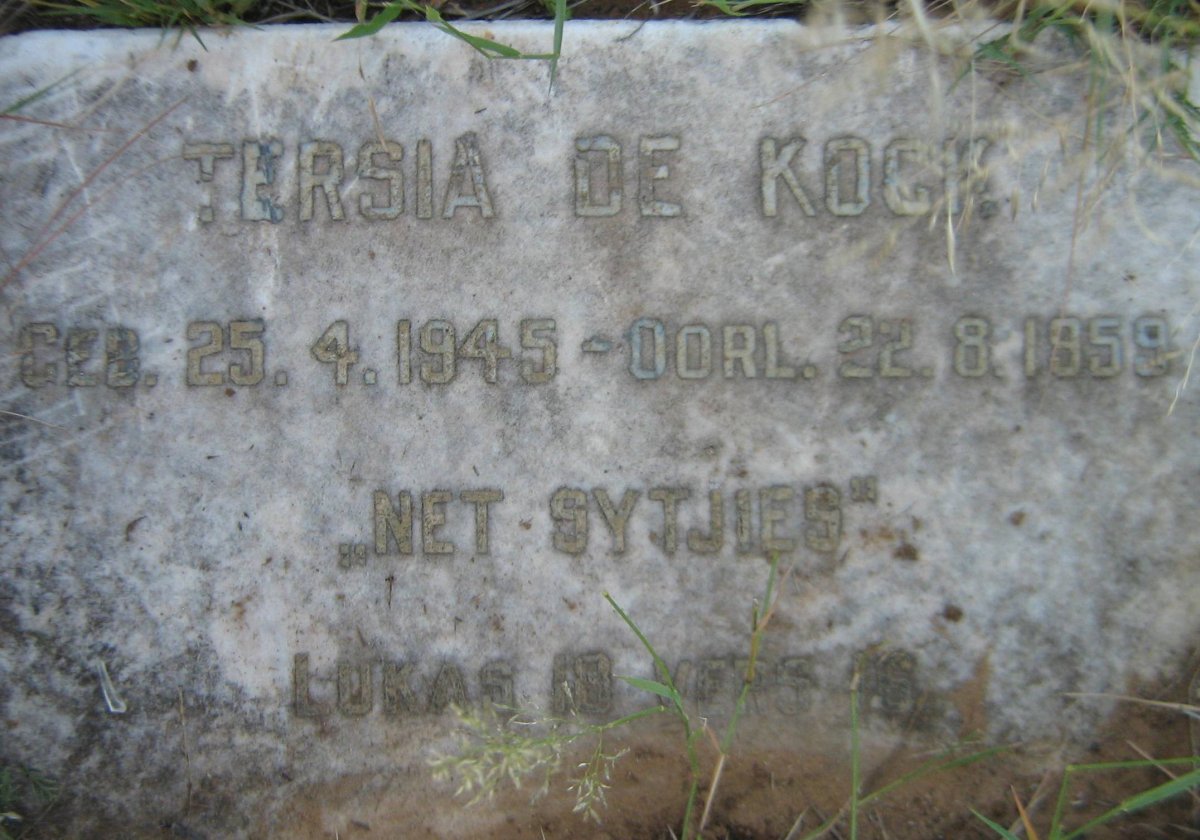 KOCK Tersia, de 1945-1959