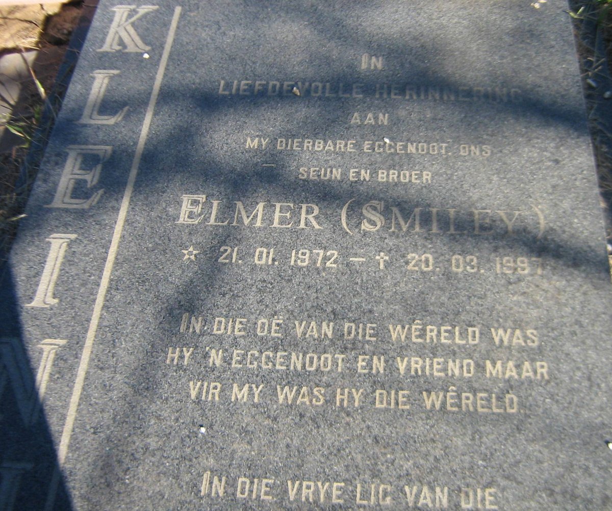 KLEINHANS Elmer 1972-1997
