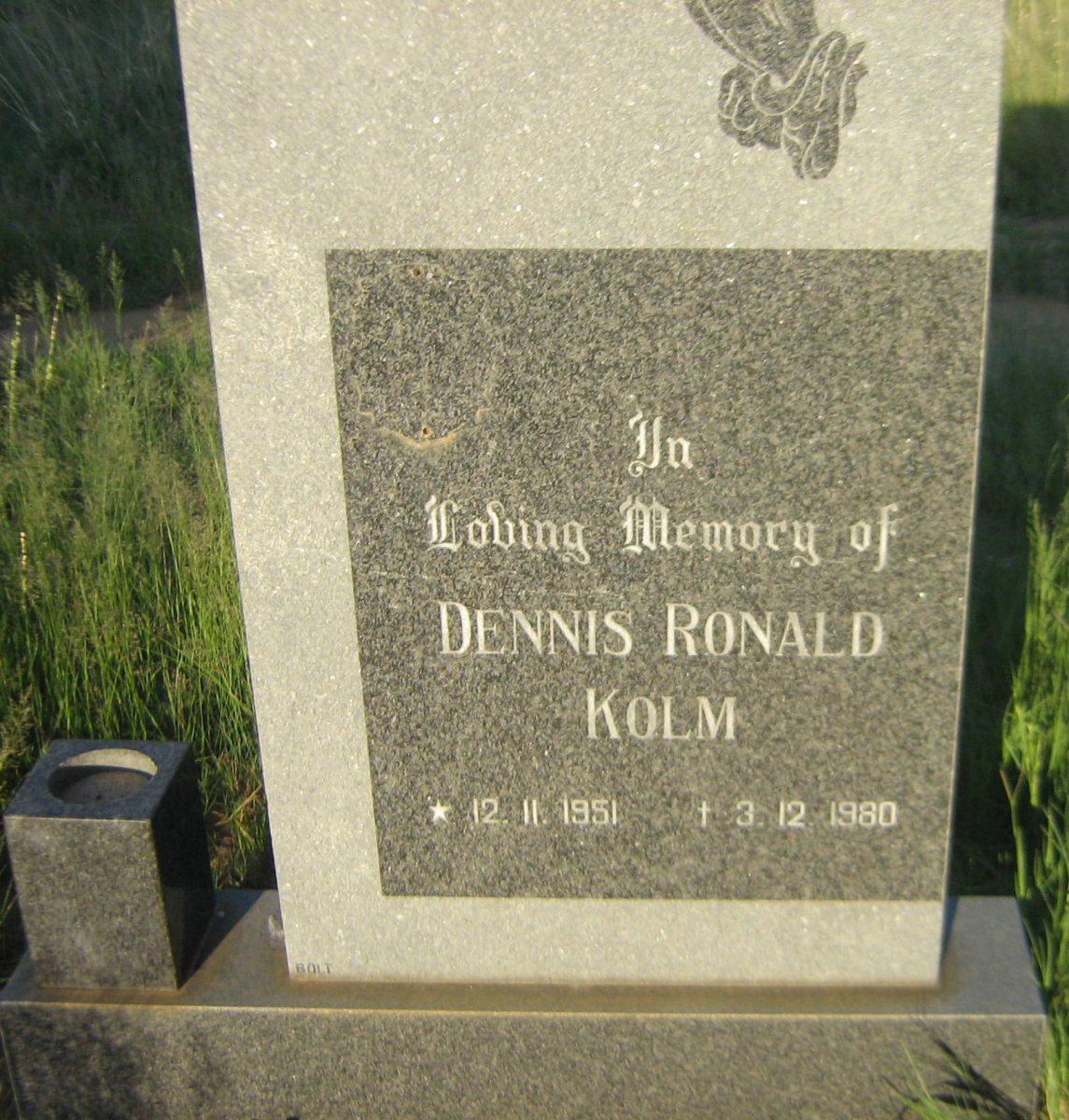 KOLM Dennis Ronald 1951-1980