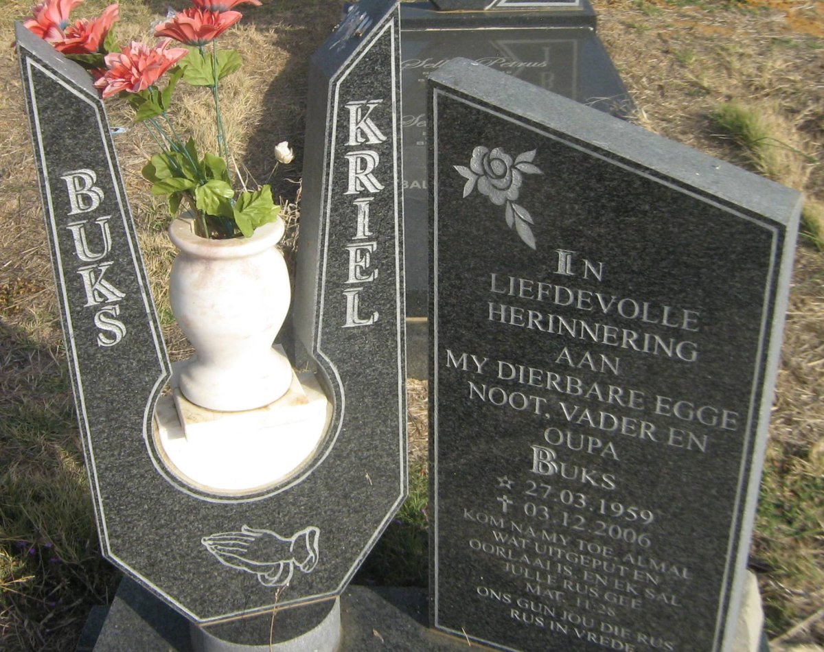 KRIEL Buks 1959-2006