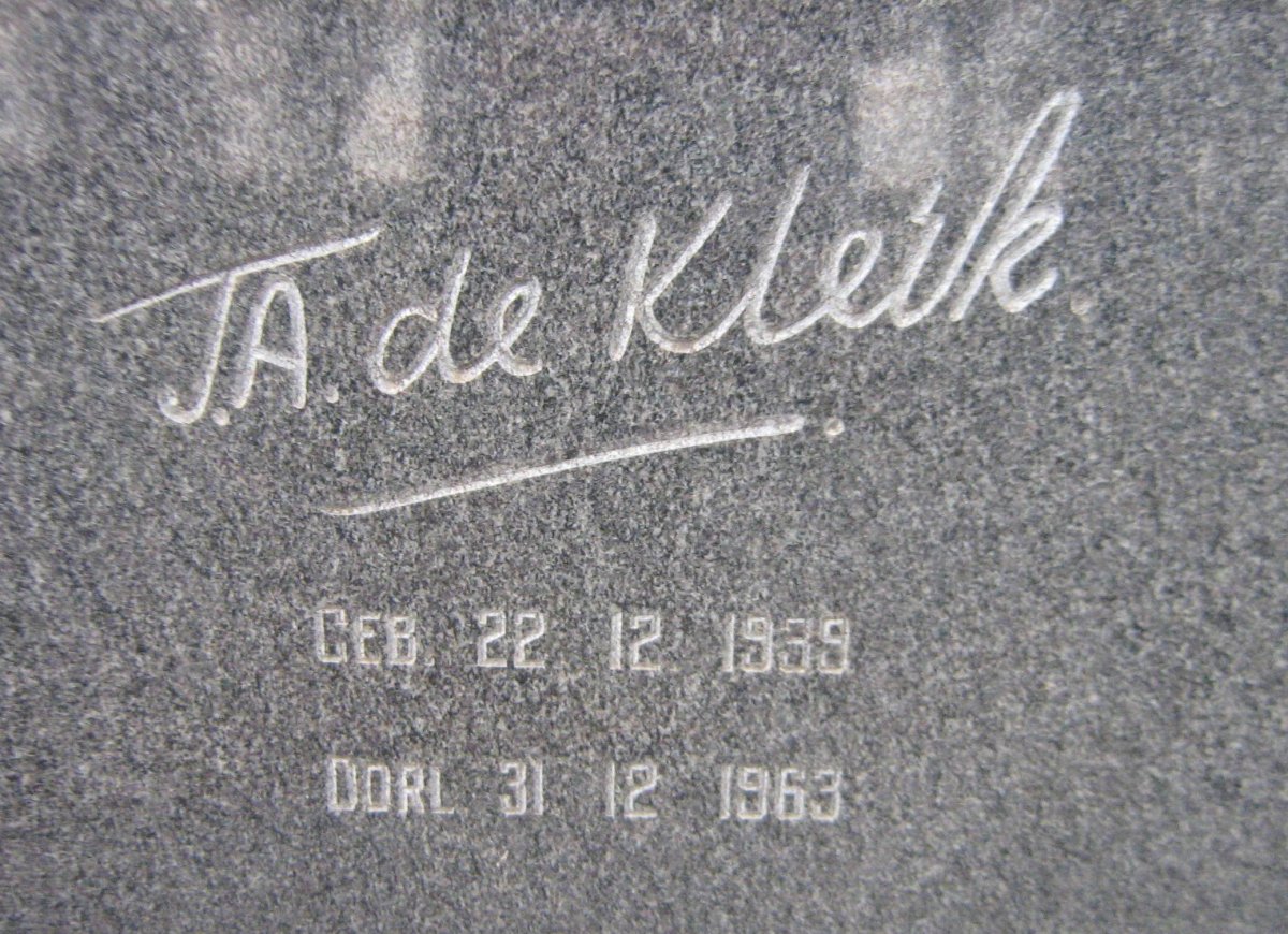 KLERK J.A., de 1939-1963