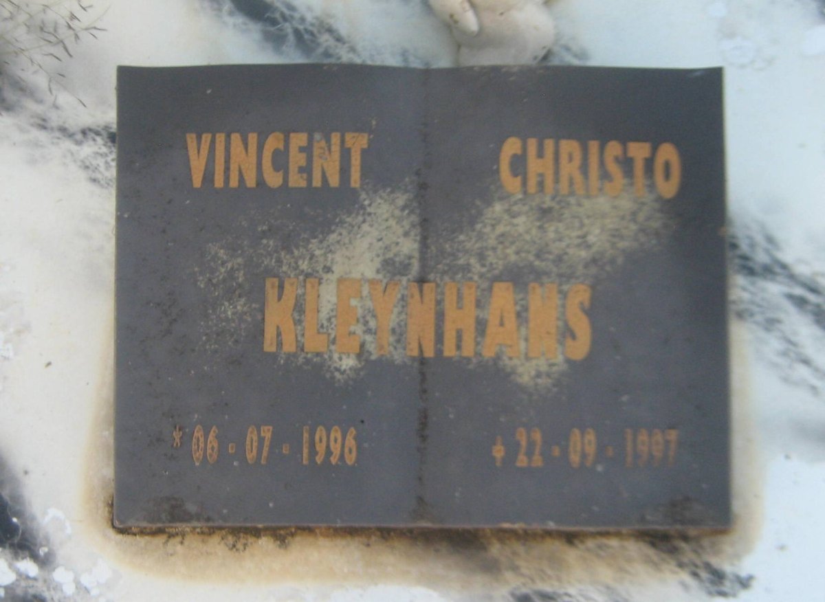 KLEYNHANS Vincent Christo 1996-1997