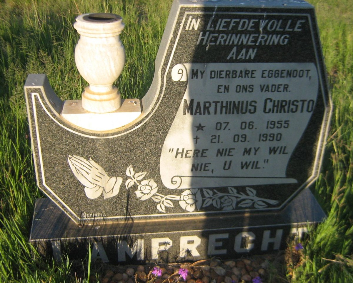 LAMPRECHT Marthinus Christo 1955-1990
