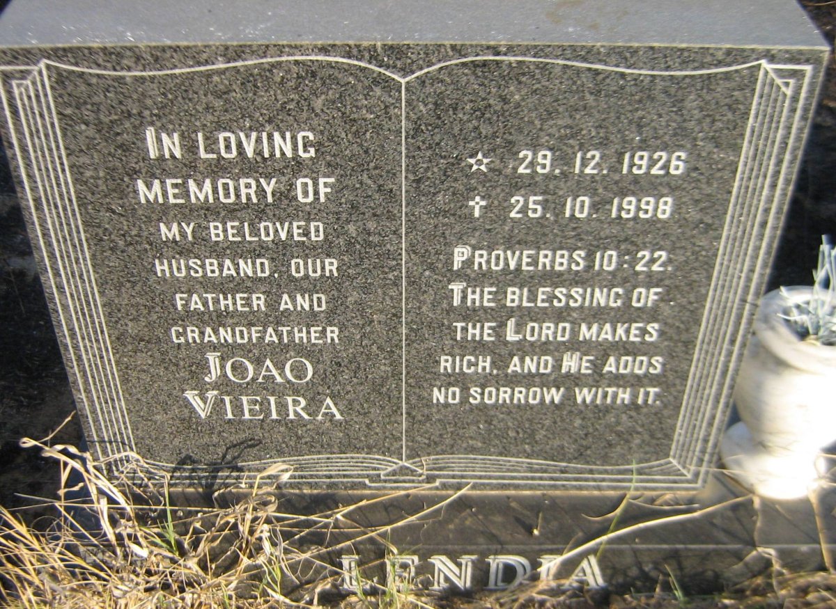 LENDIA Joao Vieira 1926-1998
