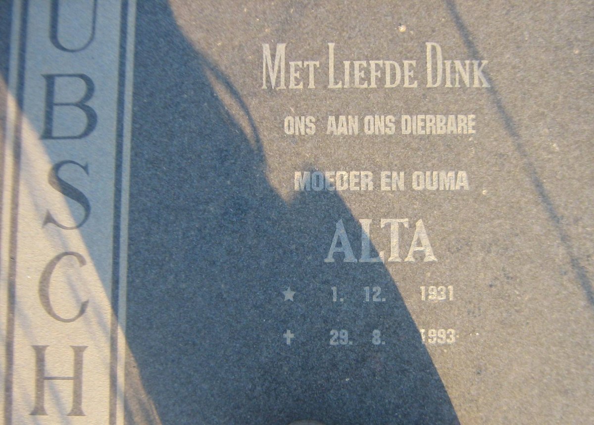 LAUBSCHER Alta 1931-1993