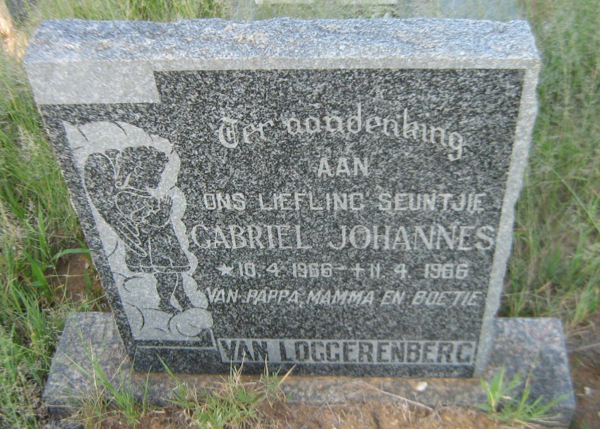 LOGGERENBERG Gabriel Johannes, van 1966-1966