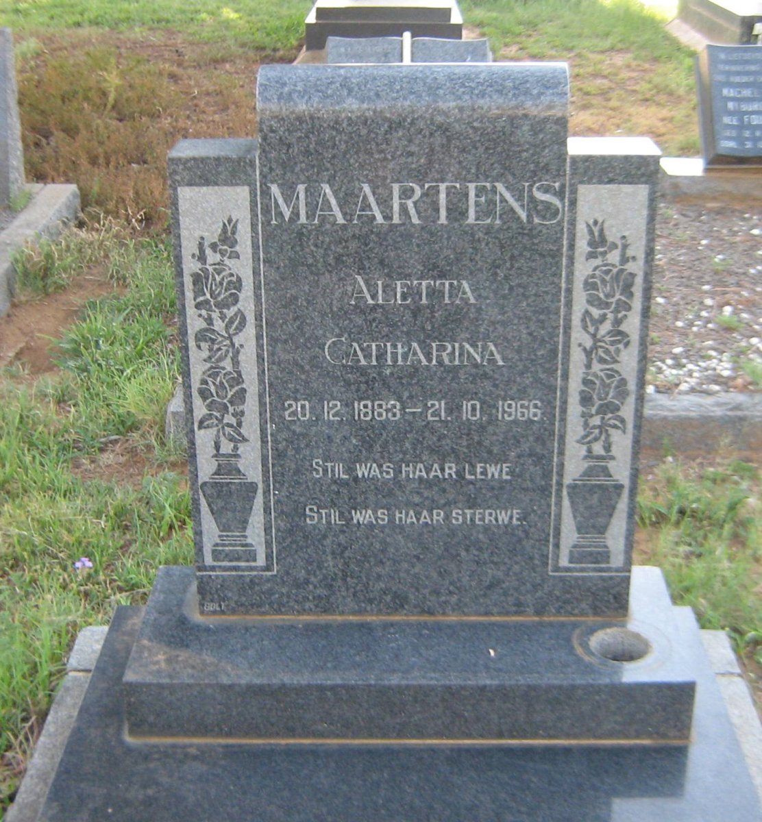 MAARTENS Aletta Catharina 1883-1966