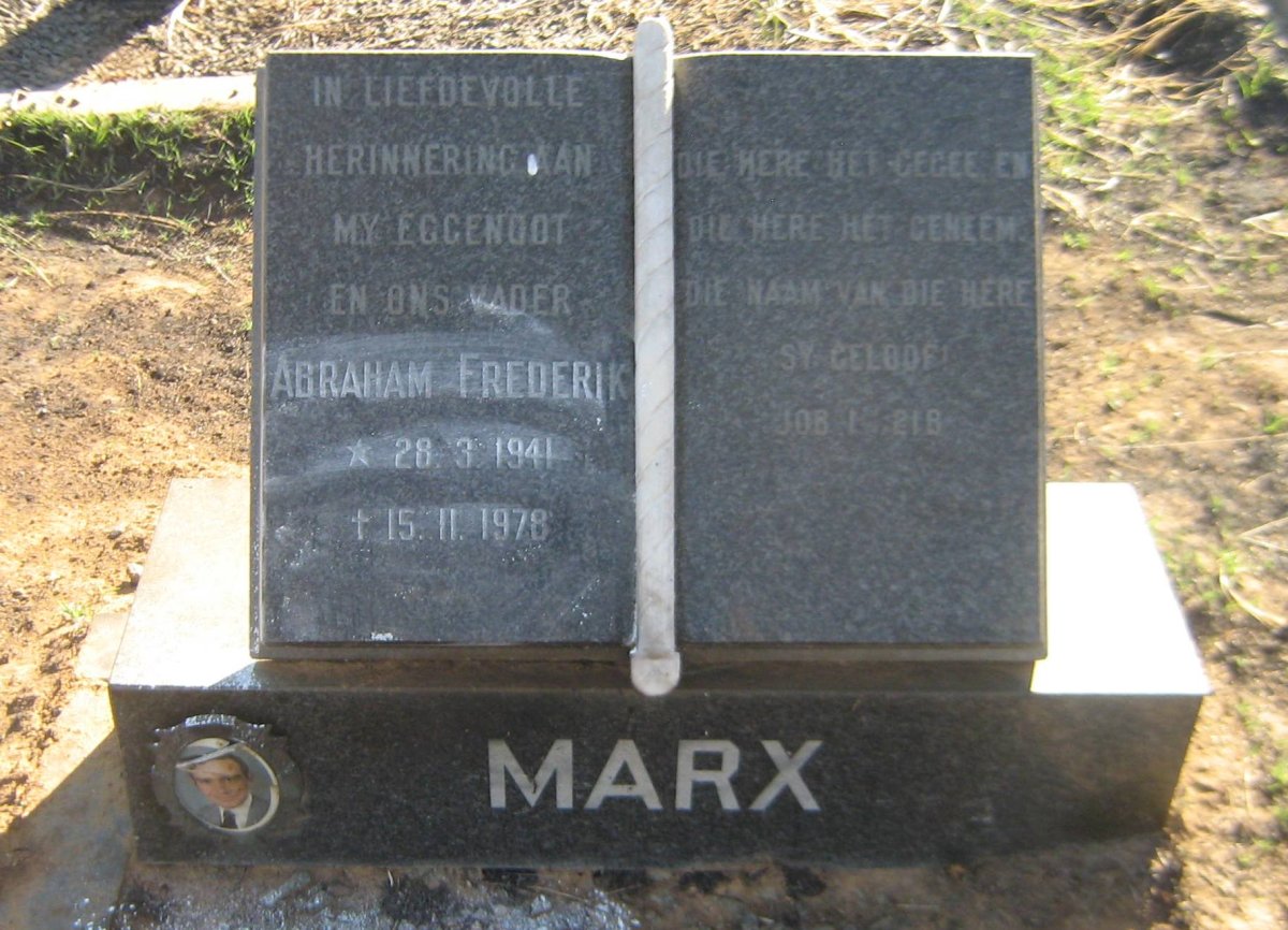 MARX Abraham Frederik 1941-1978