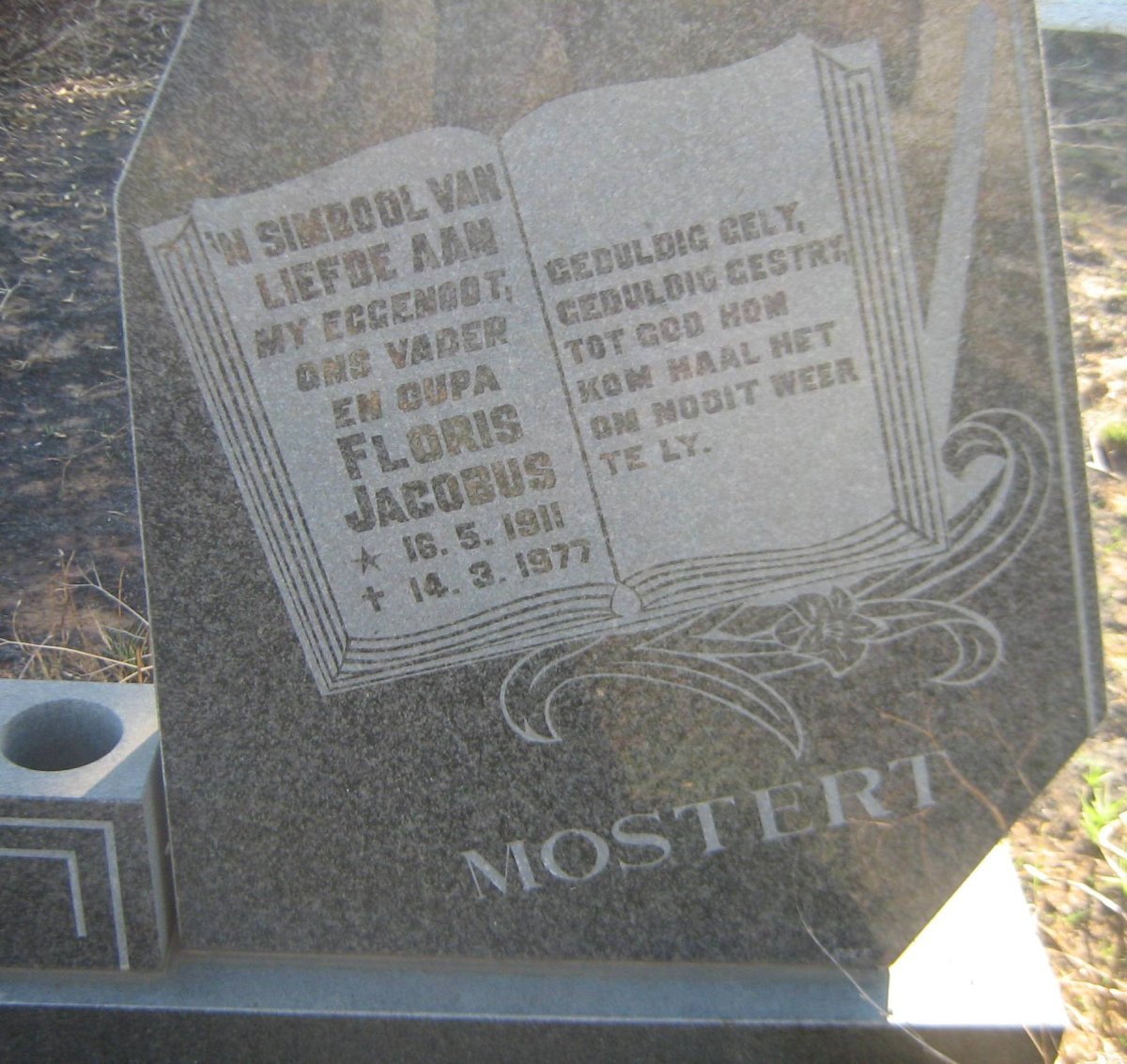 MOSTERT Floris Jacobus 1911-1977