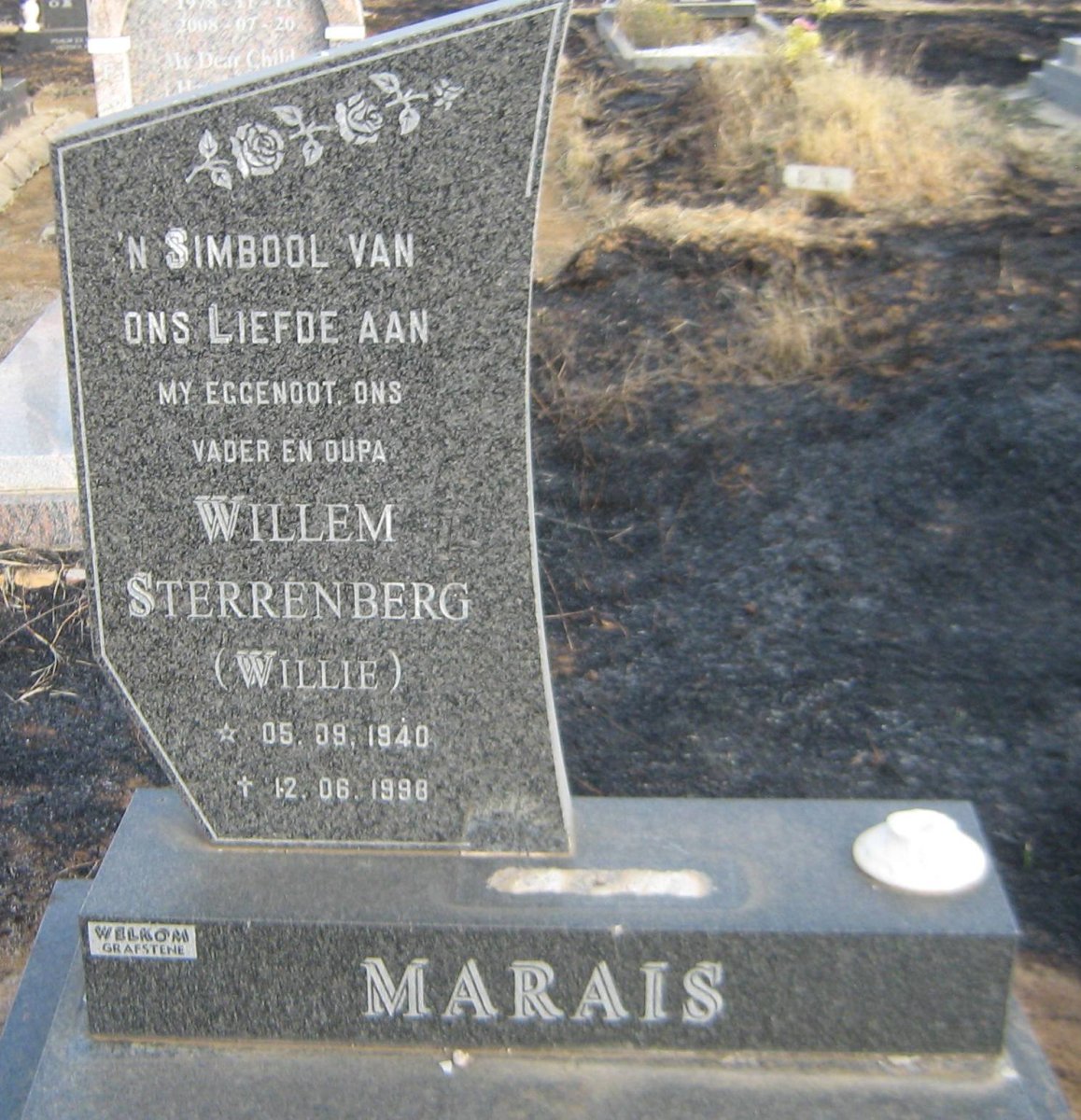 MARAIS Willem Sterrenberg 1940-1998