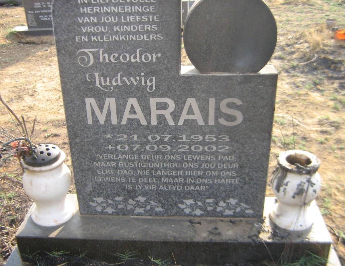 MARAIS Theodor Ludwig 1953-2002
