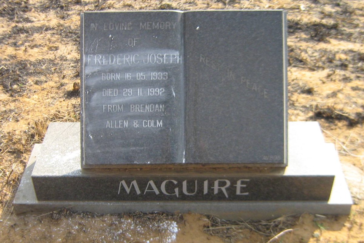MAGUIRE Frederic Joseph 1933-1992