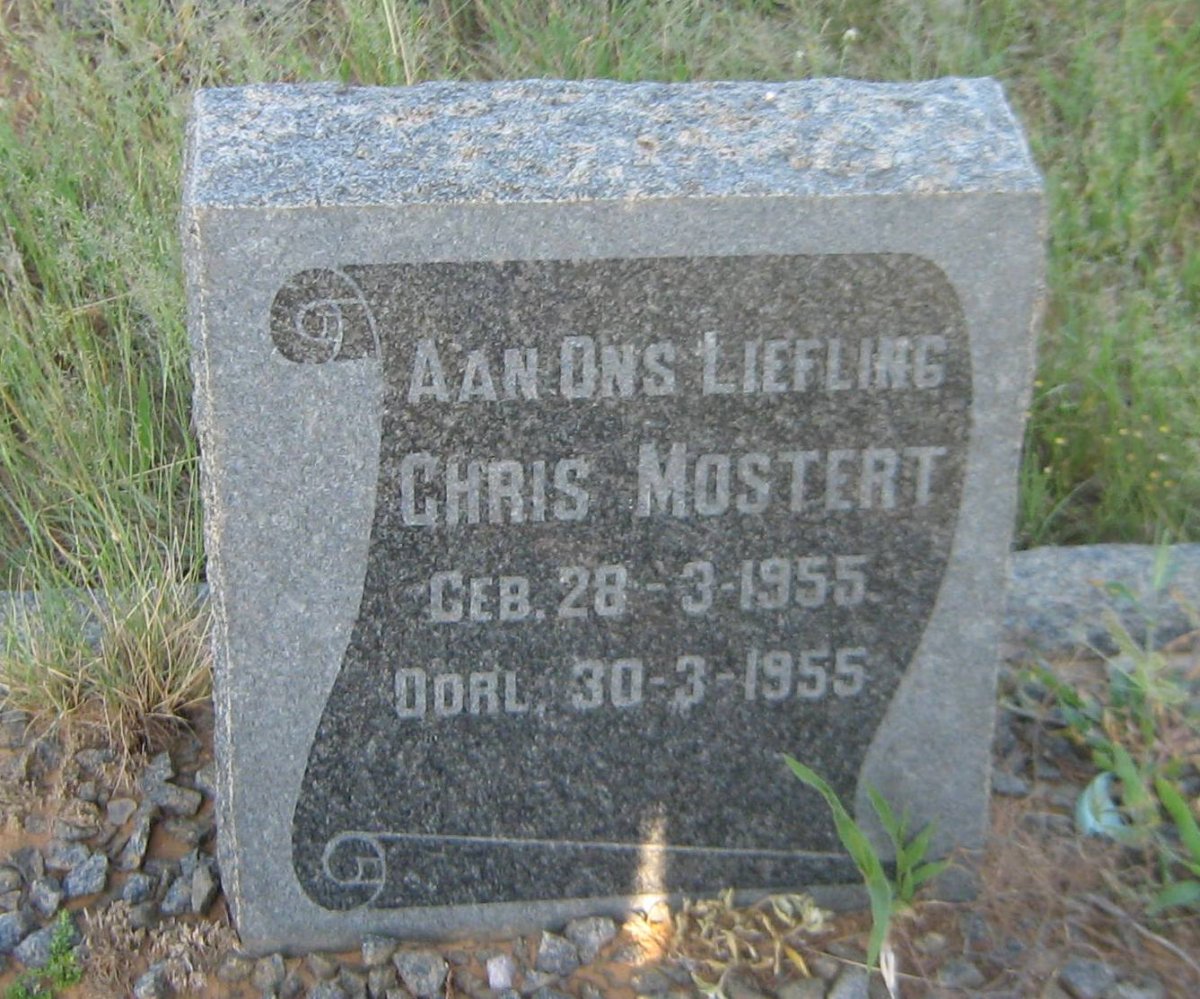 MOSTERT Chris 1955-1955