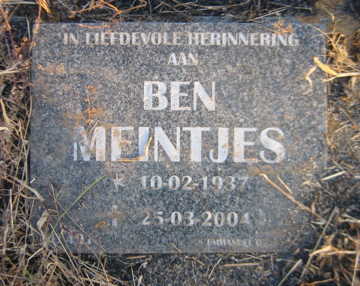 MEINTJES Ben 1937-2004