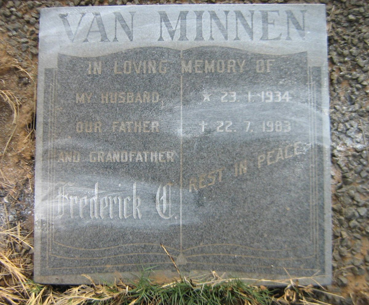 MINNEN Frederick C., van 1934-1983