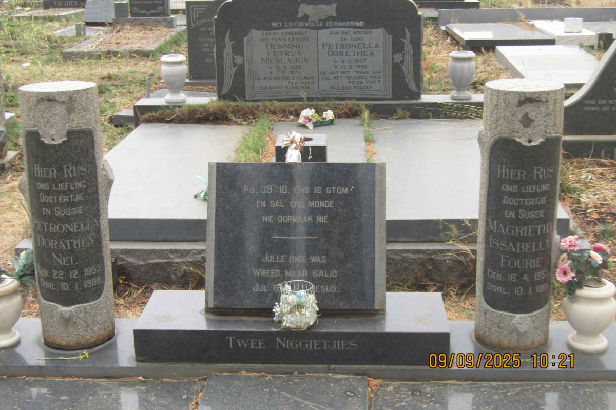NEL Petronella Dorathea 1953-1966 :: FOURIE Magrietha Issabella 1953-1966