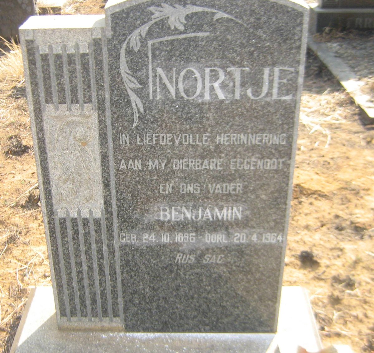 NORTJE Benjamin 1896-1964