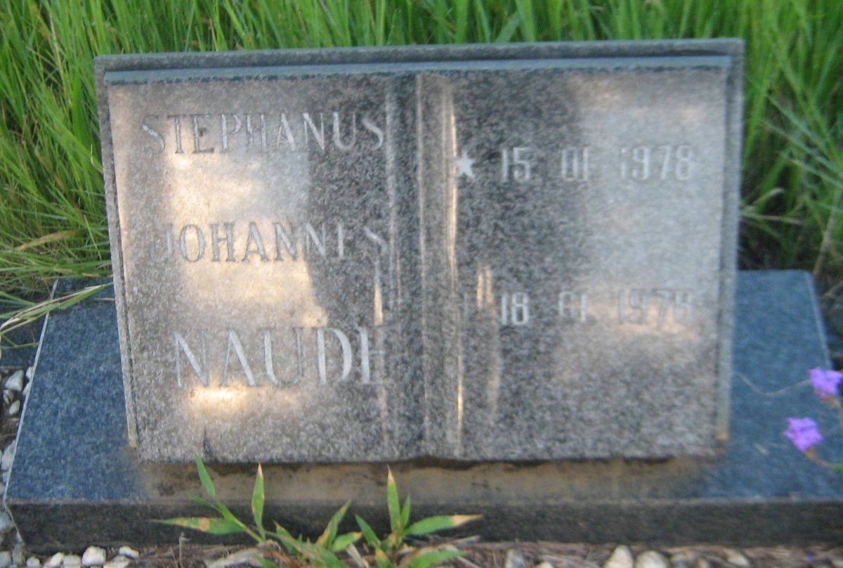 NAUDE Stephanus Johannes 1978-1978