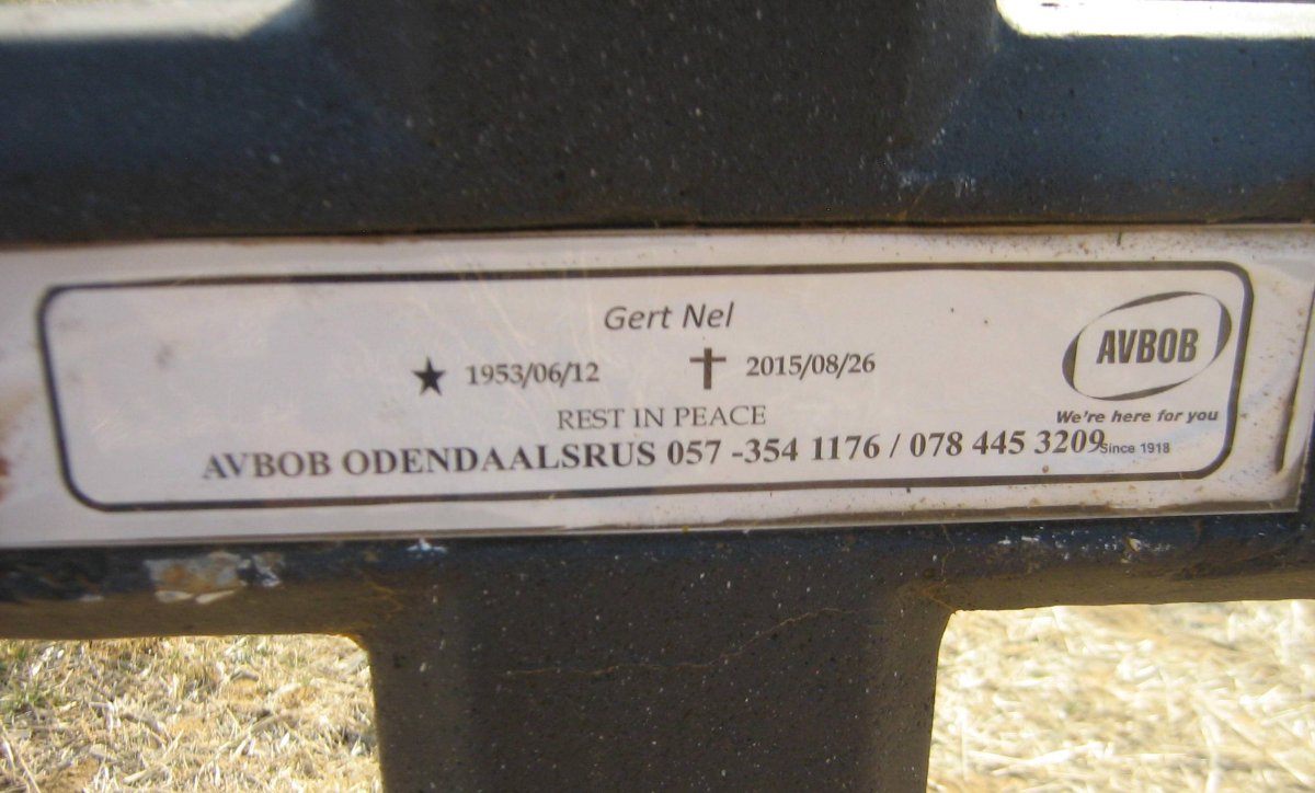 NEL Gert 1953-2015