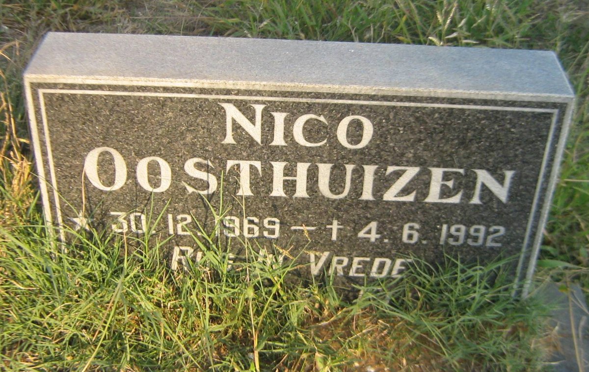 OOSTHUIZEN Nico 1969-1992
