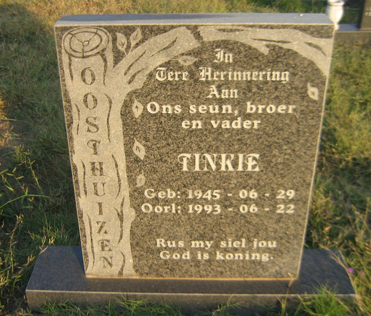 OOSTHUIZEN Tinkie 1945-1993