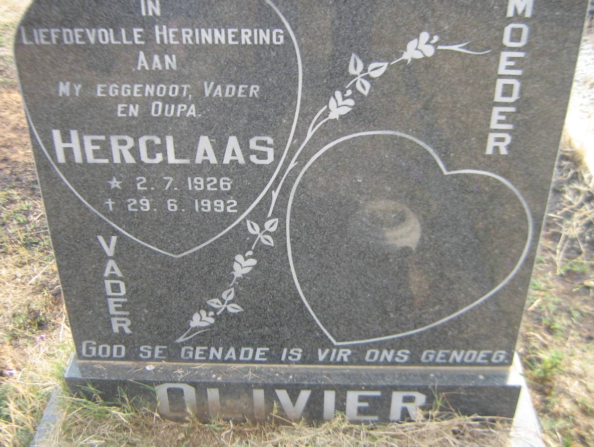 OLIVIER Herclaas 1926-1992